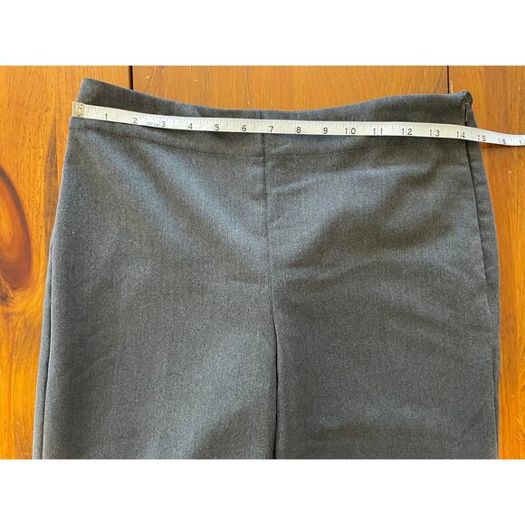Talbots Heritage Womens Dress Pants Size 4 Gray Side Zipper Straight Leg Stretch - Picture 7 of 9